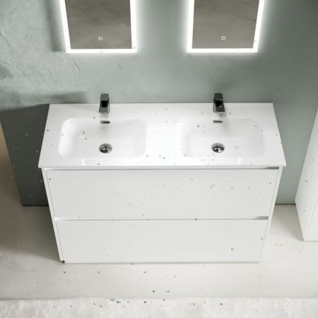 Тумба под раковину Sancos Libra Floor LB120F-2W 120х50 напольная цвет белый