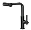 Смеситель для кухни Rush Tinos TI3732-18Black на столешницу черный