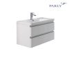 Тумба с раковиной Parly Gucci Gucci100 100х50 подвесная цвет белый