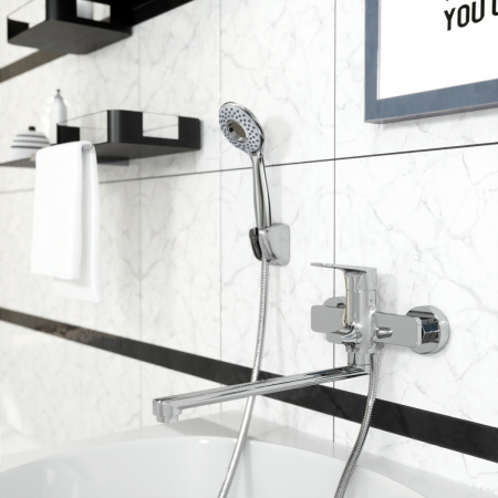 Смеситель для ванны Tokito TOYAMA TOK-TOY-1015 настенный хром