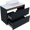 Тумба под раковину Allen Brau Activity 1.34013.AM 90х50 подвесная цвет черный