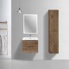 Тумба под раковину Vincea Mia Slim VMC-2MC600S1VO 60х40 подвесная цвет коричневый