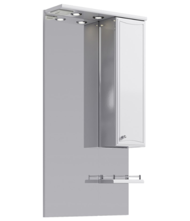 Зеркало в ванную Aqwella Y Ba.02.55 55х108 цвет белый