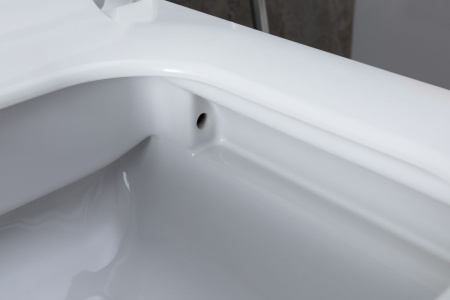 Чаша унитаза подвесная Allen Brau Infinity 4.21011.20 цвет белый без сиденья безободковая каскадный смыв