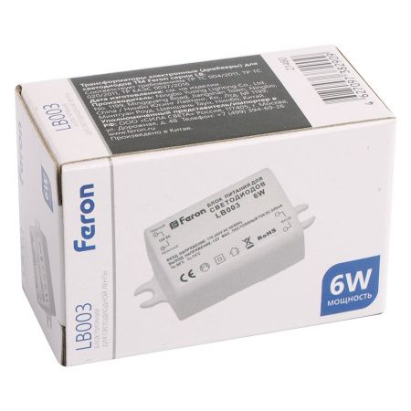 Блок питания для светодиодной ленты Feron 21480