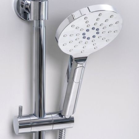 Душевая стойка WasserKRAFT A18801 настенная цвет хром с термостатом