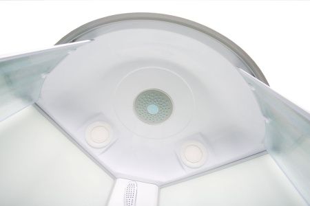 Душевая кабина AvaCan L908GM+EL 80х80 четверть круга с крышей ориентация универсальная