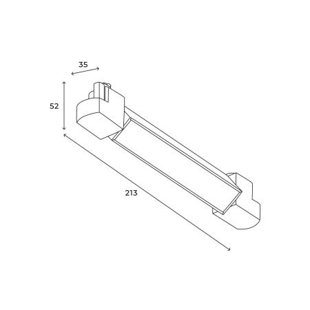 Трековый однофазный светильник Hesby Lighting Skylite (Скылите) HSBL_0045