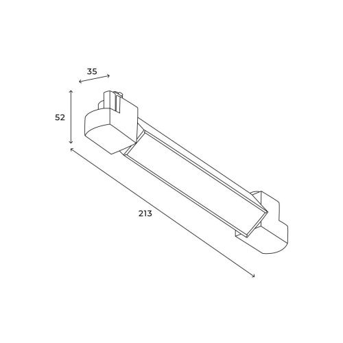 Трековый однофазный светильник Hesby Lighting Skylite (Скылите) HSBL_0023 - фото 4