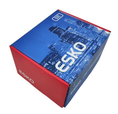 Смеситель для ванны и душа Esko LG80GM настенный вороненая сталь