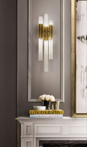 Светильник настенный Delight Collection Waterfall (Ватерфалл) KR0984W-6 gold - фото 2