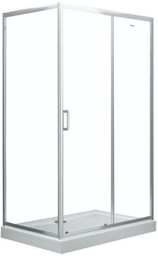 Душевая дверь Aquanet SD-1000A 100х190 стекло прозрачное профиль хром глянцевый - фото 3