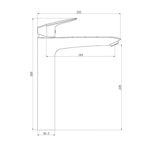 Смеситель для раковины Esko KG25 на столешницу хром - фото 3