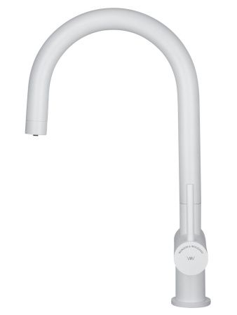 Смеситель для кухни Wonzon & Woghand WW-3211-MW на мойку белый