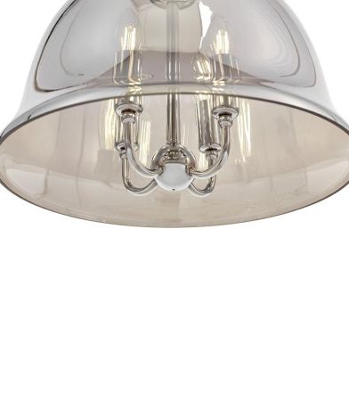 Люстра подвесная Lumina Deco Helmetti (Хелметти) LDP 6821-4 CHR