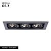 Светильник встраиваемый Arte Lamp Technika (Тецхника) A5930PL-3BK