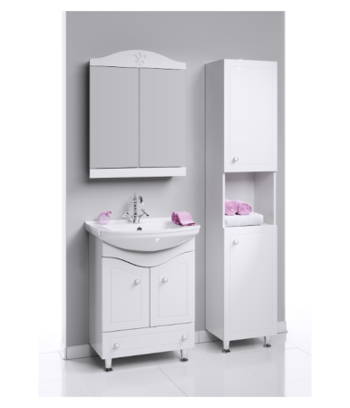 Шкаф-пенал Aqwella Y FR0504 40х180 напольный цвет белый