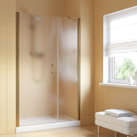 Душевая дверь Vegas-Glass EP-F-2 LUX EP-F-2 LUX 155 5 2 L 155х200 стекло рифленое профиль бронза