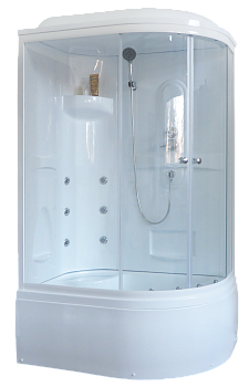 Душевая кабина Royal Bath ВК RB8120BK2-T-L 120х80 асимметричная с крышей ориентация левая Душевая кабина Royal Bath ВК RB8120BK2-T-L 120х80 асимметричная с крышей ориентация левая