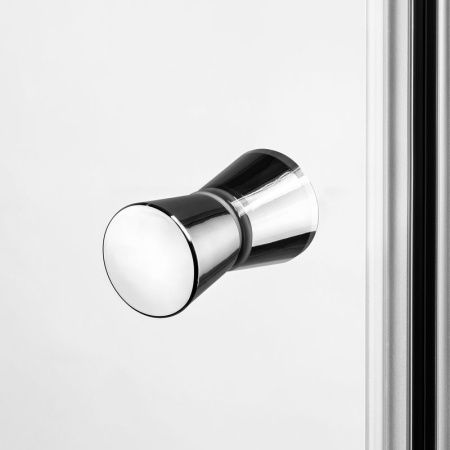 Душевая дверь New Trendy SUPERIA D-0330A 80х195 стекло прозрачное профиль хром