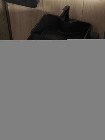 Тумба с раковиной Orange Line Li-60TubMDF+B01-475MB 60х50