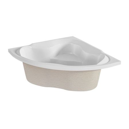 Ванна акриловая 1MarKa LUXE 01лю1515 155х155 угловая четверть круга без каркаса