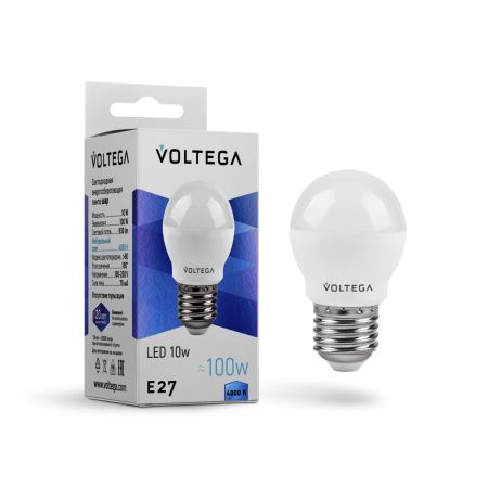 Лампа светодиодная Voltega Globe 10W (Шар 10Вт) 8456