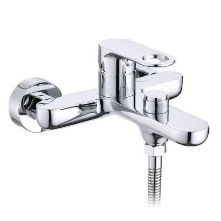 Смеситель для ванны D-Lin D130377 настенный хром