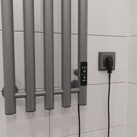 Полотенцесушитель электрический Altasan АргоЛюкс АргоЛюкс12027Г 25х120 серый