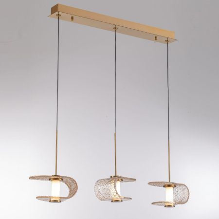 Светильник подвесной Delight Collection MD24020901-3B gold/cognac