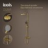 Душевая стойка Iddis Duna DUNMGSTi06 настенная цвет золото