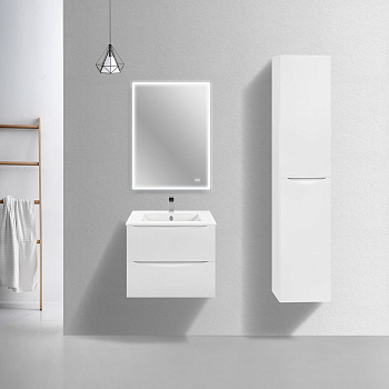 Тумба под раковину Vincea Mia Slim VMC-2MC600S1GW 61х39х50 подвесная цвет белый