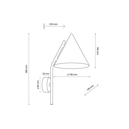 Бра TK Lighting Cono (Цоно) 11087 CONO BRICK
