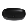 Раковина керамическая Abber RECHTECK AC2206MB 61х39 накладная цвет черный матовый без отверстий под смеситель