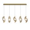 Светильник подвесной Delight Collection MD24030035-5B brass/amber
