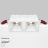 Светильник встраиваемый Maytoni Technical Alfa LED DL043-02-10W4K-SQ-W