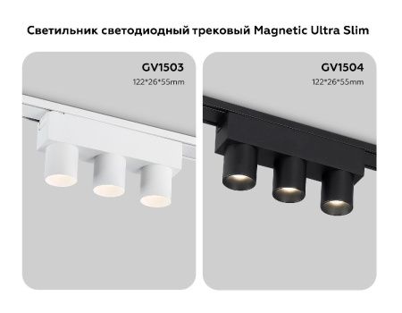 Трековый магнитный светильник Ambrella Light Track System (Трацк Сыстем) GV1504