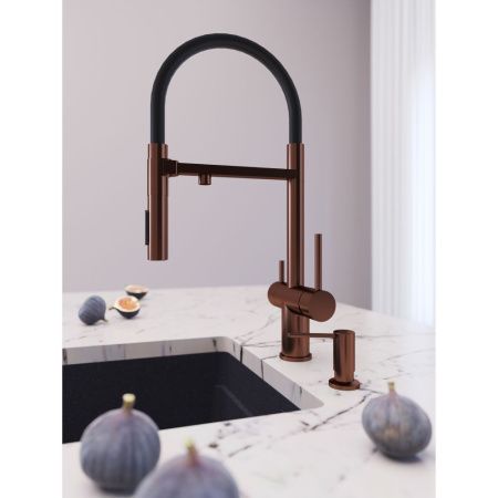 Смеситель для кухни Grandex Aqua Choice-S 9020152 на мойку розовое золото