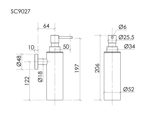 Дозатор Sancos Base SC9027GG - фото 2