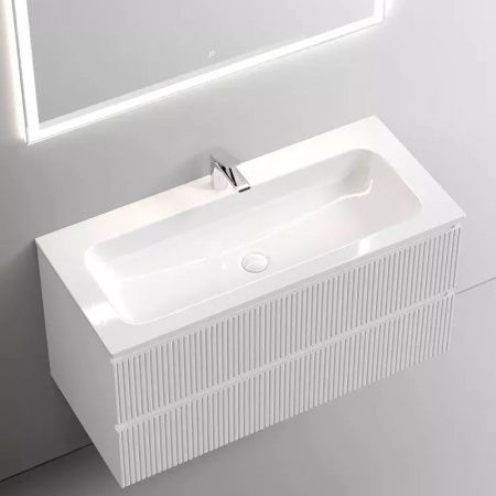 Тумба под раковину Sancos SNOB T SNT100W 100х40 подвесная цвет белый