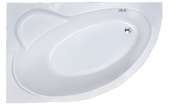 Ванна акриловая Royal Bath ALPINE RB819100L 150х100 пристенная асимметричная без каркаса