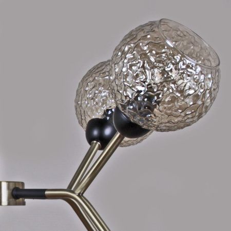 Люстра на штанге Illumico IL0268 IL0268-8PSQ-79 BK AB