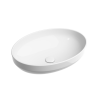 Раковина из сантехнического фарфора Ceramica Nova ELEMENT CN6056 50х36 накладная цвет белый без отверстий под смеситель