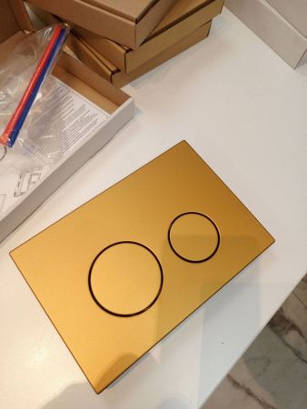 Клавиша смыва механическая KK POL M11 SPP/038/0/K цвет золото