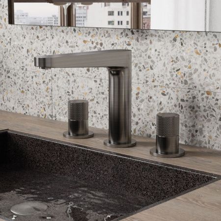 Смеситель для раковины Wasserkraft Tauber 6400 6435 встраиваемый в стену никель