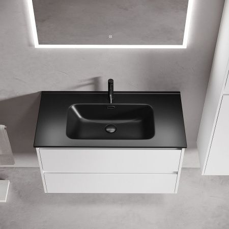 Тумба под раковину Sancos Libra LB90W 90х50 подвесная цвет белый