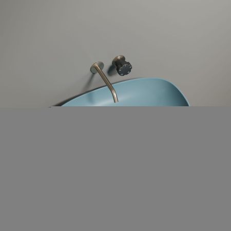 Раковина из сантехнического фарфора Ceramica Nova ELEMENT CN6049MLG 60х40 накладная цвет зеленый без отверстий под смеситель