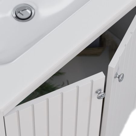 Тумба под раковину LeMark Romance LM07R80T 70х50 напольная цвет белый