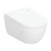 Унитаз-биде подвесной Geberit AquaClean Alba 146.350.01.1 белый с сиденьем микролифт безободковый душевой смыв