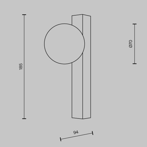 Бра Maytoni Yora MOD464WL-L3BS3K - фото 4